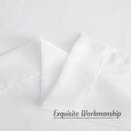 NICETOWN White Sheer Curtains 45 inches Long, Grommet Light Filtering Airy - Image 6