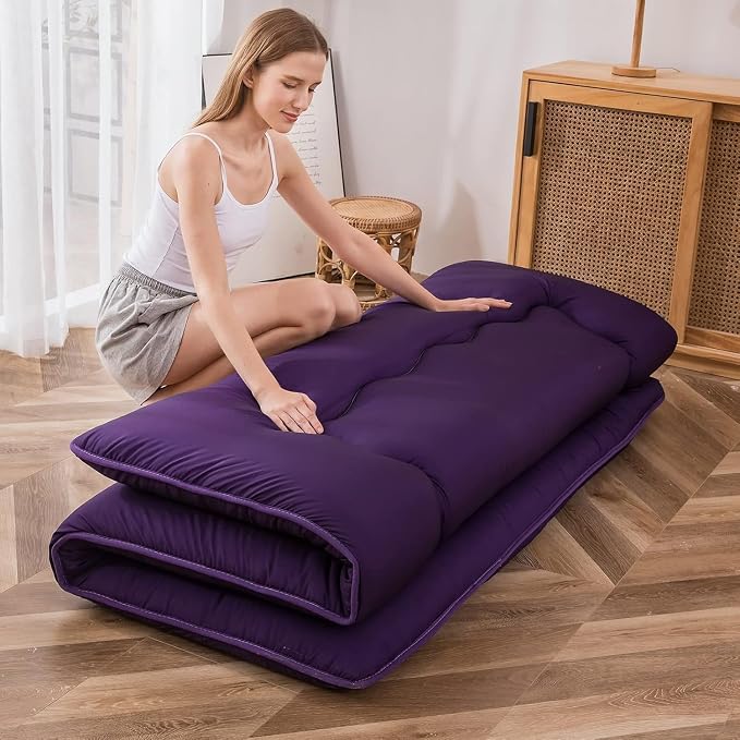 MAXYOYO Japanese Floor Futon Mattress, Roll Up Floor Mattress - Image 3
