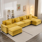 Oprisen 154" Modular Sectional Sofa, Comfy Cloud Couch Sectional Sofa by Oprisen