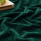BEDELITE Fleece Blanket Soft Plush King Bed Blanket Forest Green 108"x90" | - Image 4