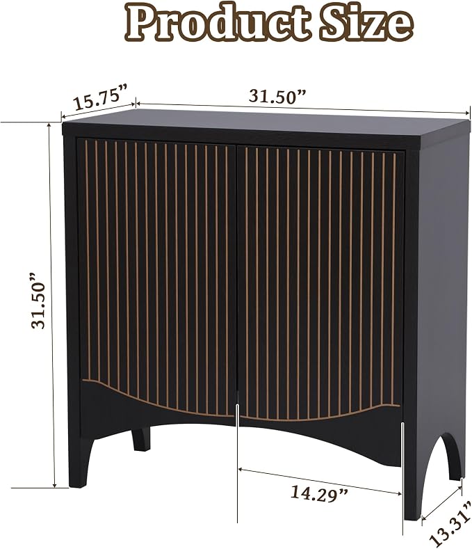 FurSch Fluted Sideboard Cabinet - Image 2