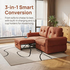 Convertible Couches, Queen Size Pull Out Sofa Bed - Image 6