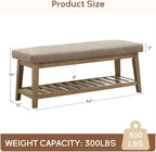 Zihanhome Entryway Shoe Bench - Image 2