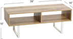 Household Essentials Jamestown TV Stand Coffee Table - Image 3