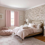 MIULEE Blackout Curtains for Bedroom 2 Panels 34 x 45 Inch Long Pink | Thermal - Image 6