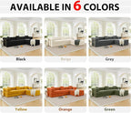 HANXIN 108" Modular Sectional Sofa, Futon Convertible Sofa Bed, Oversized - Image 7