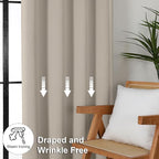 Simplebrand Stone Blackout Curtains - Image 6