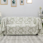 GLORY SEASON Sofa Cover Luxury Jacquard Stylish Embroidery Ruffle, Vintage Sofa - Image 5
