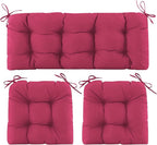 Wicker Chair Cushions of 3 Pieces, Waterproof Cushions by Aegisun