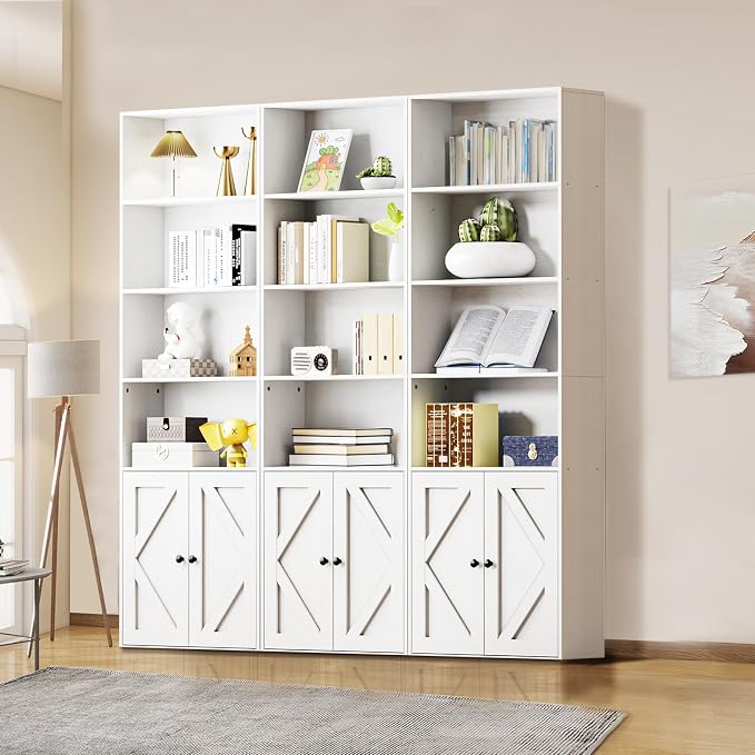 Bookshelf, 6-Tier Floor Bookcase - Image 6