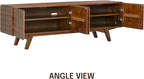 NTC Sapa Mid-Century Modern Solid Wood TV Stand 4-Door Media Console - Image 8