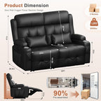 Power Loveseat Recliner Sofa - Image 2