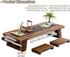 JHDXL Solid Wood Japanese Tea Table, - Image 7