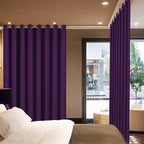 Yakamok Purple Room Darkening Curtains 84 inch Sliding Door Drapes | 1 - Image 2