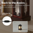 Antique Alive Traditional Korean Wood Lamp | Handmade Asian Oriental Table - Image 4