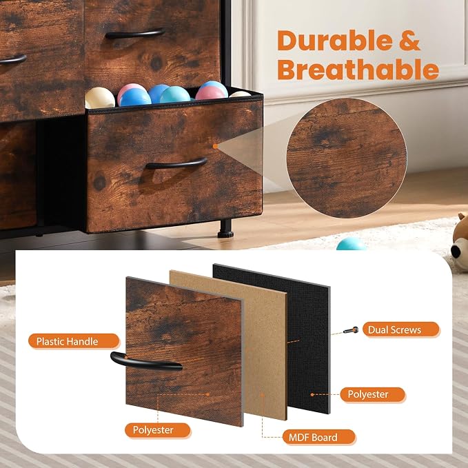 Sweetcrispy Dresser for Bedroom - Image 7