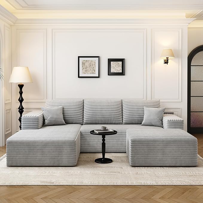 107.5" Cloud Modular Sectional Couch - Image 8
