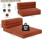 JUIKURY Folding Sofa Bed, Convertible Sleeper Chair - Image 2
