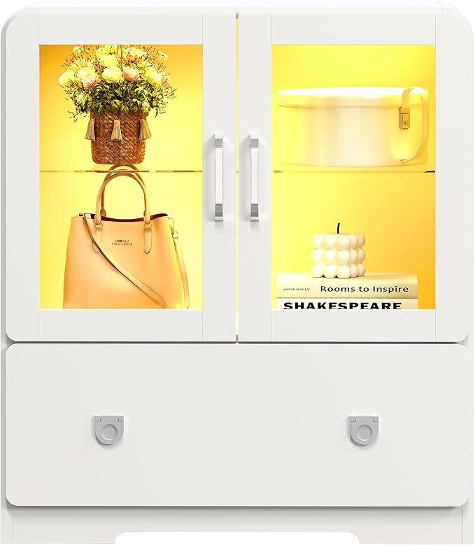 RoyalCraft White Display Cabinet - Image 9