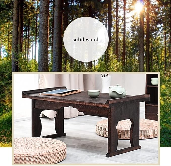 Japanese Style Foldable Wooden Low Table - Image 5