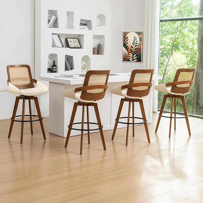 Bar Height Bar Stools Set of 4 by KUNZENTLIVING