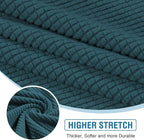 H.VERSAILTEX Sectional Couch Covers 3 Pieces Sofa Seat Cushion Covers L Shape - Image 4