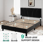 Novilla Queen Bed Frame, Queen Size Bed Frame - Image 5