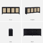 SICOTAS TV Stand for Living Room Boho Entertainment Center for Bedroom - Image 9