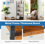 DUMOS 5 Tiers Bookshelf, Classical Modern Book Shelf, Tall Display Shelves in - Image 7