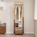 Taitiy Clothes Rack Solid Wood Coat Rack, by Taitiy