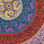 Mandala Floor Pillow Cover Meditation Cushion Seating Throw Hippie Round - Image 6