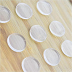 Extremely Soft Clear Glass Table Top Anti Slip Bumper Pads Non-Adhesive Rubber by LINOUPOWER510