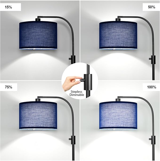 Nintiue Upgraded Modern Arc Dimmable Tall Standing Floor Lamp - Image 3