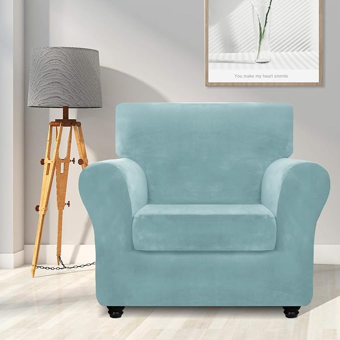 ZNSAYOTX Luxury Velvet Chair Slipcovers - Image 2