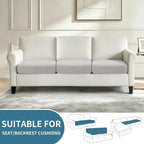 XINEAGE Couch Cushion Covers Seat Cushion Cover Thick Stretch Sofa Slipcovers 3 - Image 2