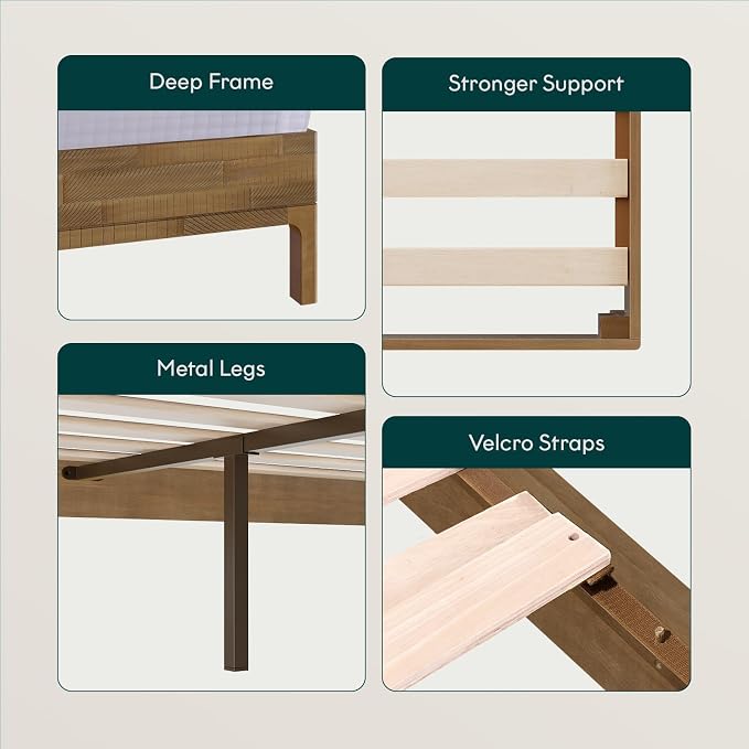Bme Vivian 14 Inch Deluxe Bed Frame - Image 5