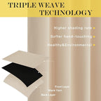 NICETOWN Blackout Window Curtain 90 inch Length - Image 4