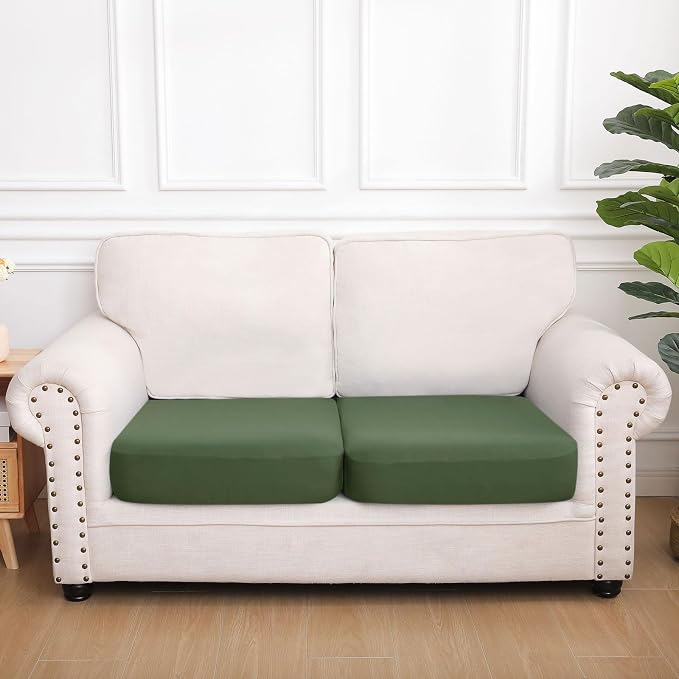 Waterproof Couch Cushion Covers, Stretch Sofa Seat Slipcovers | Stretch Fabric - Image 7