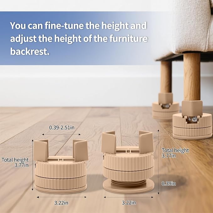 Adjustable Bed Risers Furniture Risers - Image 5