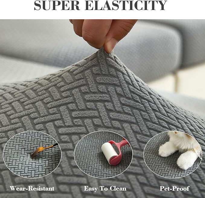 Couch Covers for 3 Cushion Sofa Pet Friendly Couch Cushion Covers Universal - Image 5