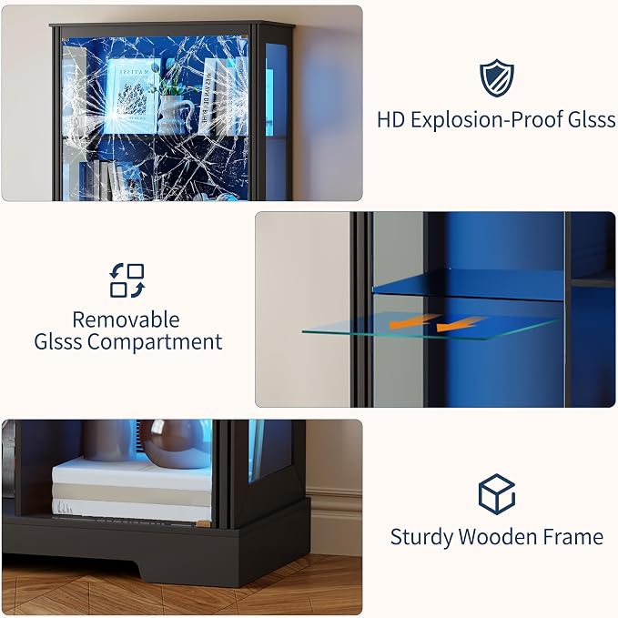 HNEBC 71'' Display Cabinet - Image 3