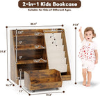 COZPAW Kids Bookshelf and Toy Storage, 4 Tier Toddler Bookshelf - Image 3