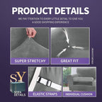 ZNSAYOTX Luxury Velvet Chair Slipcovers - Image 4