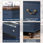 Joaxswe Farmhouse 54" 7 Drawers Dresser - Image 5