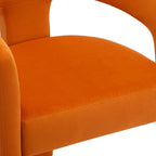 BESTANO Modern Velvet Fabric Upholstered Dining Chairs - Image 5