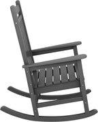 SERWALL Outdoor Rocking Chair Set of 2, HDPE Rocking Chairs - Image 6