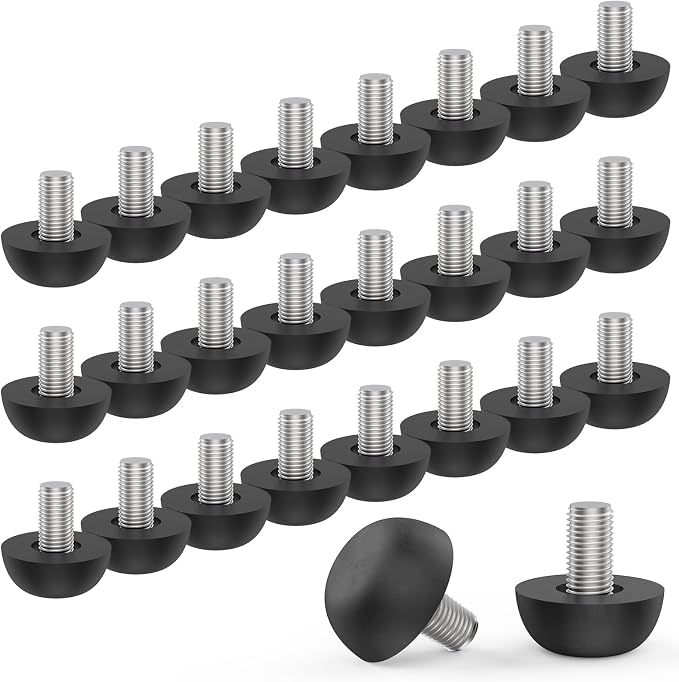 M8 Adjustable Furniture Leg, 304 Stainless Steel Furniture Feet, 8mm x 1.25 by Unknown