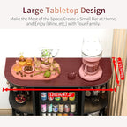 METYERRY Mini Fridge Cabinet Stand - Image 7