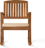 Christopher Knight Home Selma Acacia Rocking Chair - Image 5