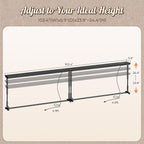 Huuger 102.4 Inch Behind Couch Table - Image 2